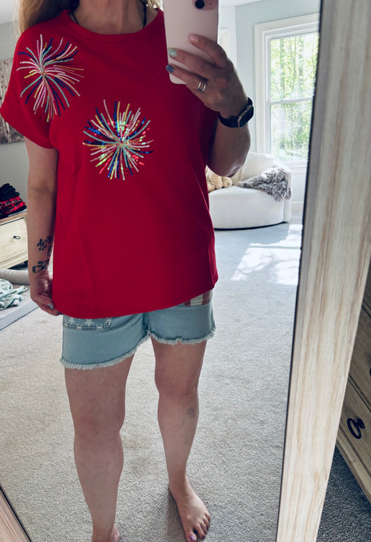 Fireworks Tee - 2 Colors Available