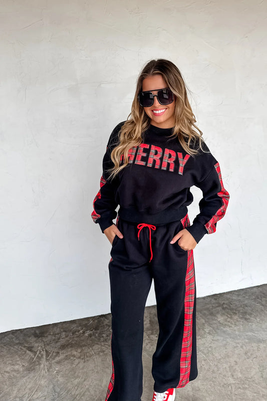 Preorder - Merry Plaid Pant Set