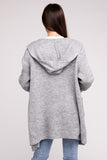 Hooded Open Front Sweater Cardigan - Multiple Colors Available