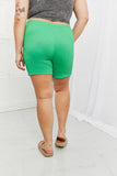 Blumin Apparel Too Good Ribbed Shorts in Green