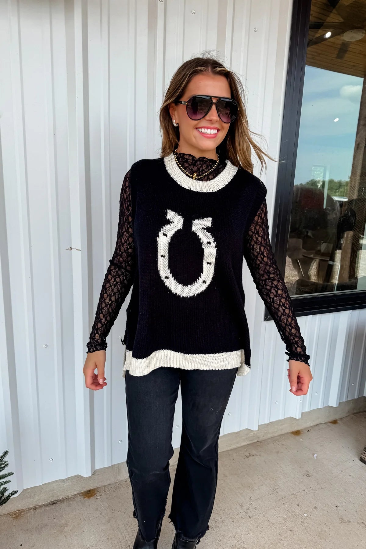 *Preorder-High Class Country Sweater Vest - 3 Color Options