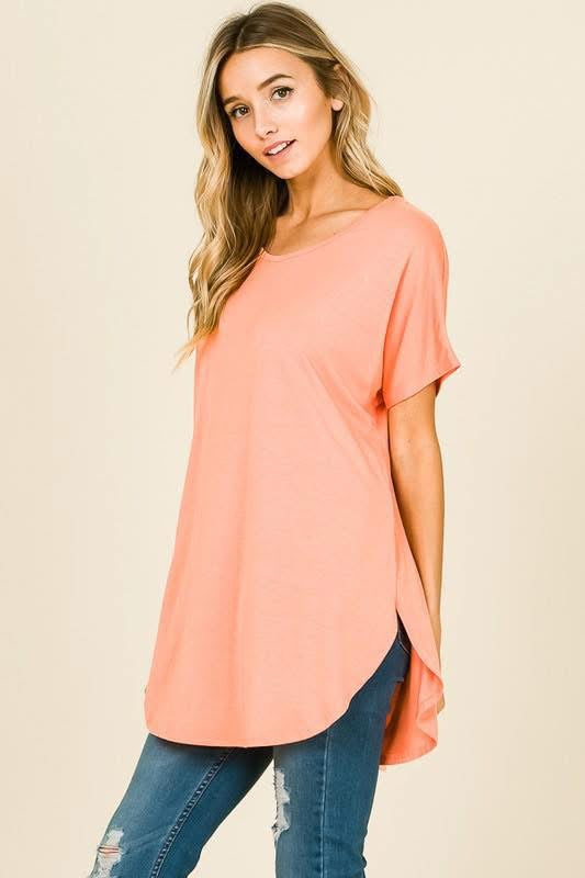Oversized V Neck Tunic