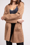 Hooded Open Front Sweater Cardigan - Multiple Colors Available