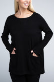 Viscose Front Pockets Sweater - 6 Color Options