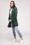 Hooded Open Front Sweater Cardigan - Multiple Colors Available