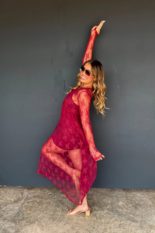Preorder - Evangeline Lace Dress - Multiple Color Options