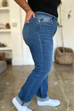 Judy Blue High Waist Front Seam Detail Straight Jeans