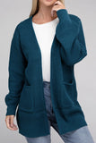 Low Gauge Waffle Open Cardigan Sweater - 6 Color Options