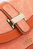 Croc Embossed Crossbody Bag