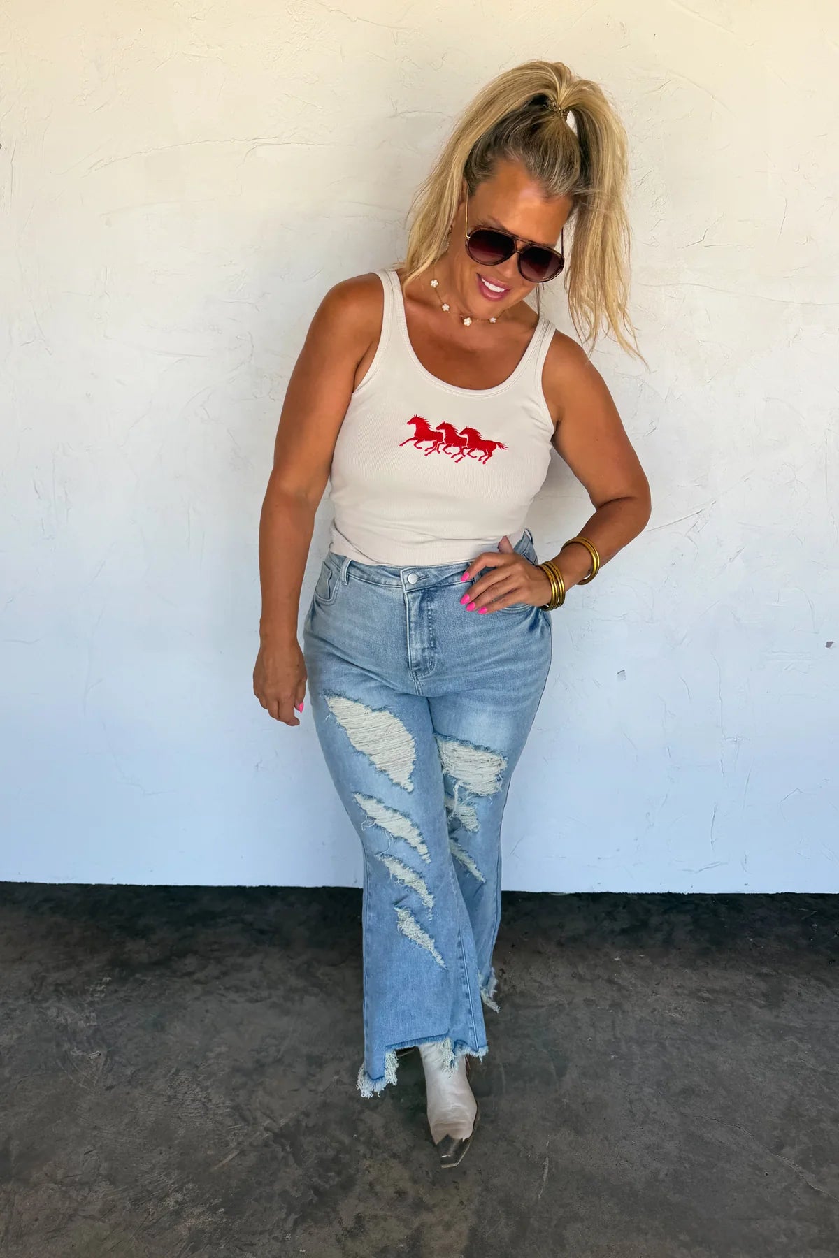 Lucky Star Urban Distressed Denim