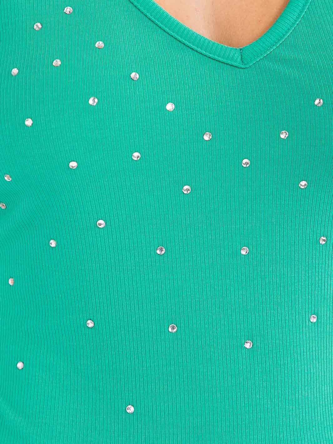 Studded V Neck Tank