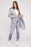 Hooded Open Front Sweater Cardigan - Multiple Colors Available