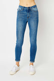 Judy Blue Cuffed Hem Skinny Jeans