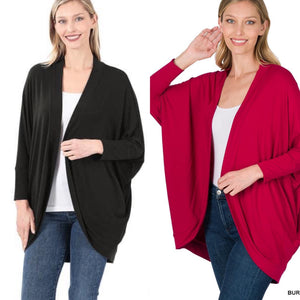 3/4 Sleeve Cocoon Cardigan