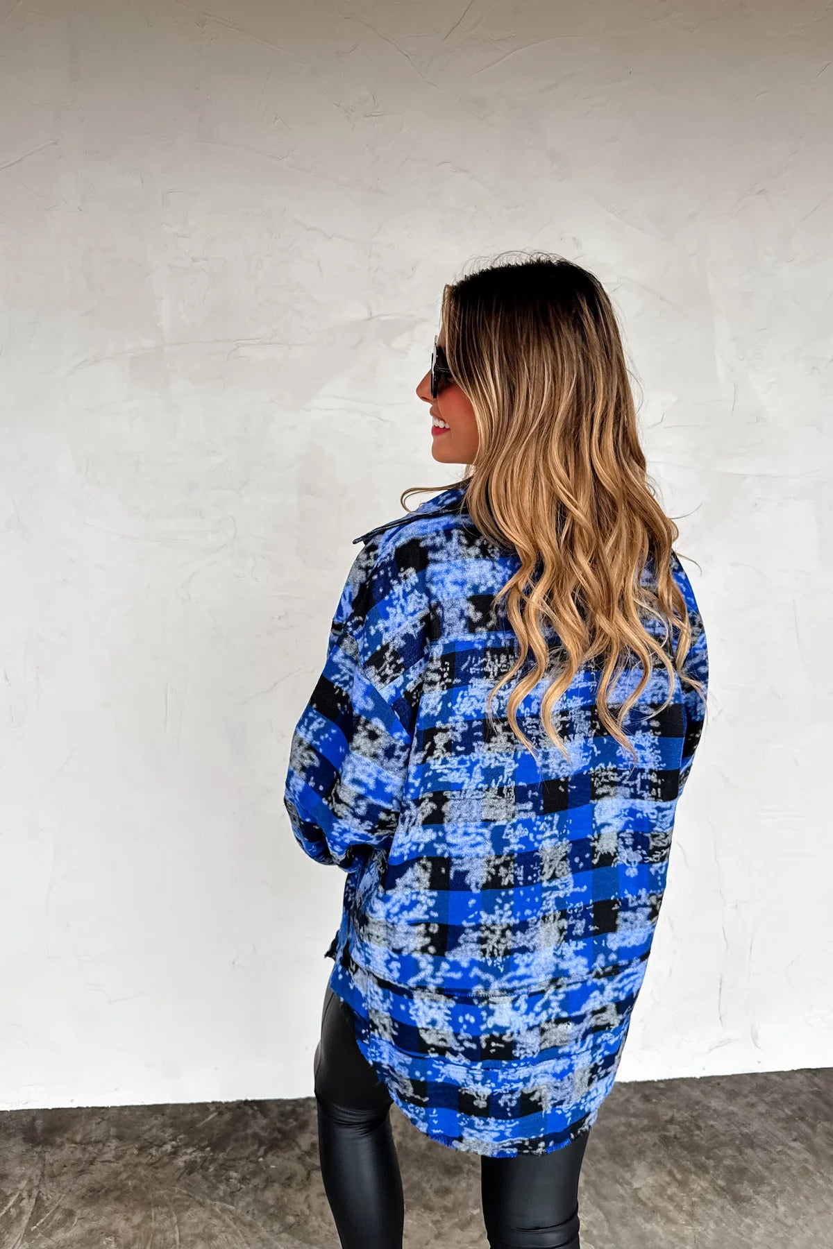Preorder - Juniper Bleached Plaid Top