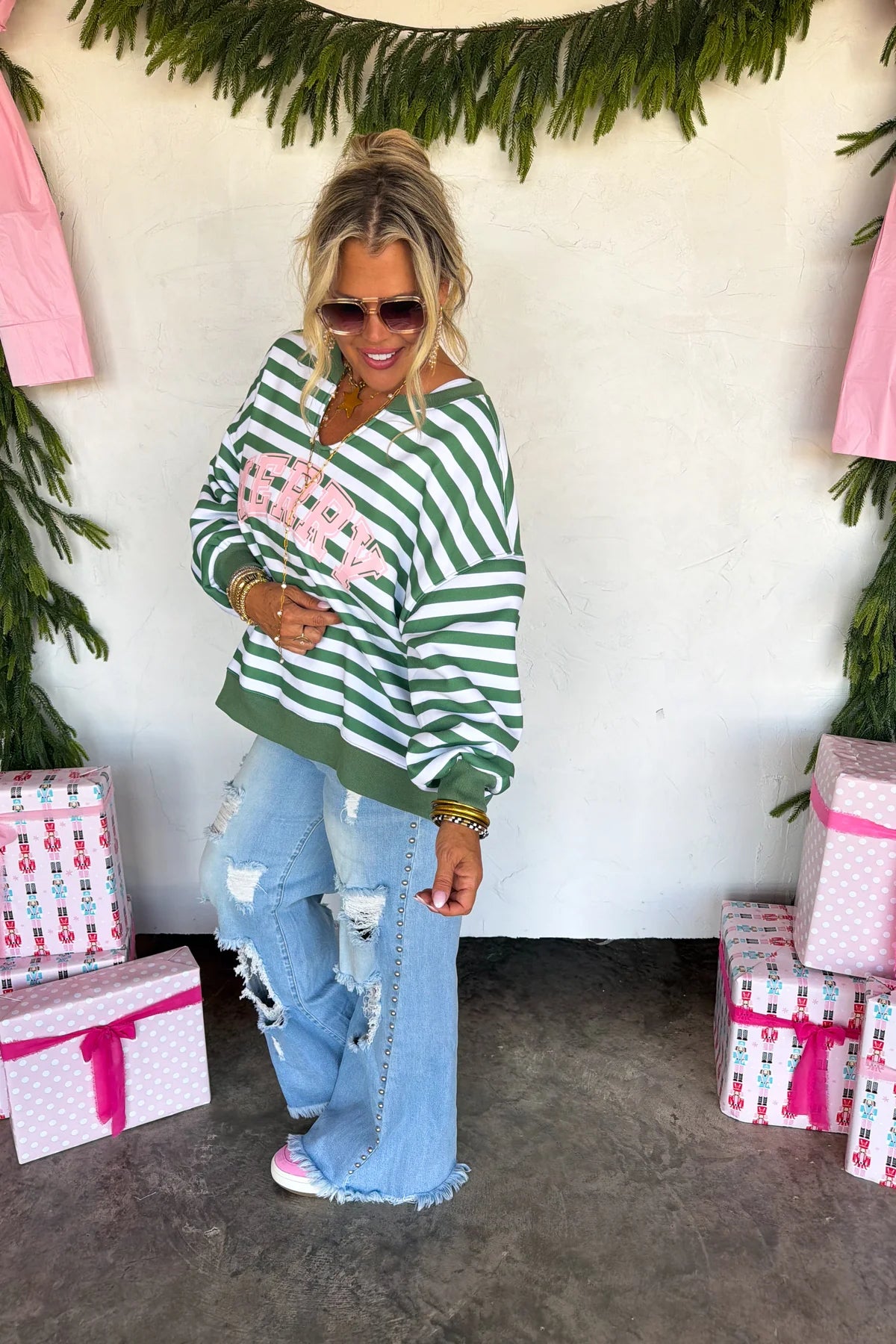 Jolly & Merry Oversized Pullover - 2 Options