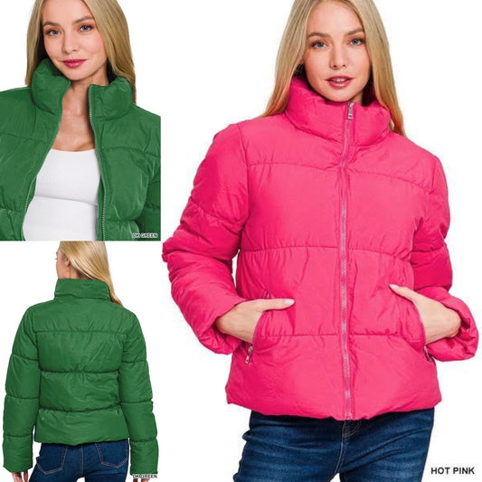 Puffer Jacket - 2 Color Options