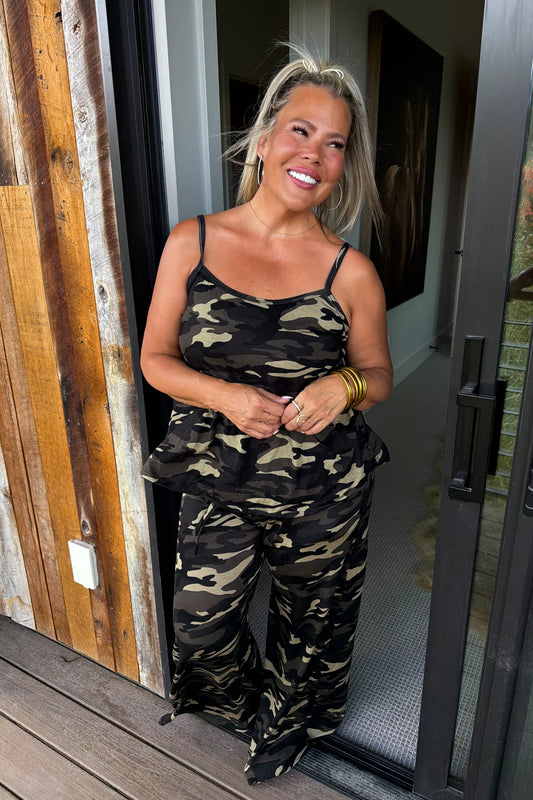 Camo Delilah Pant Sets - 2  Options