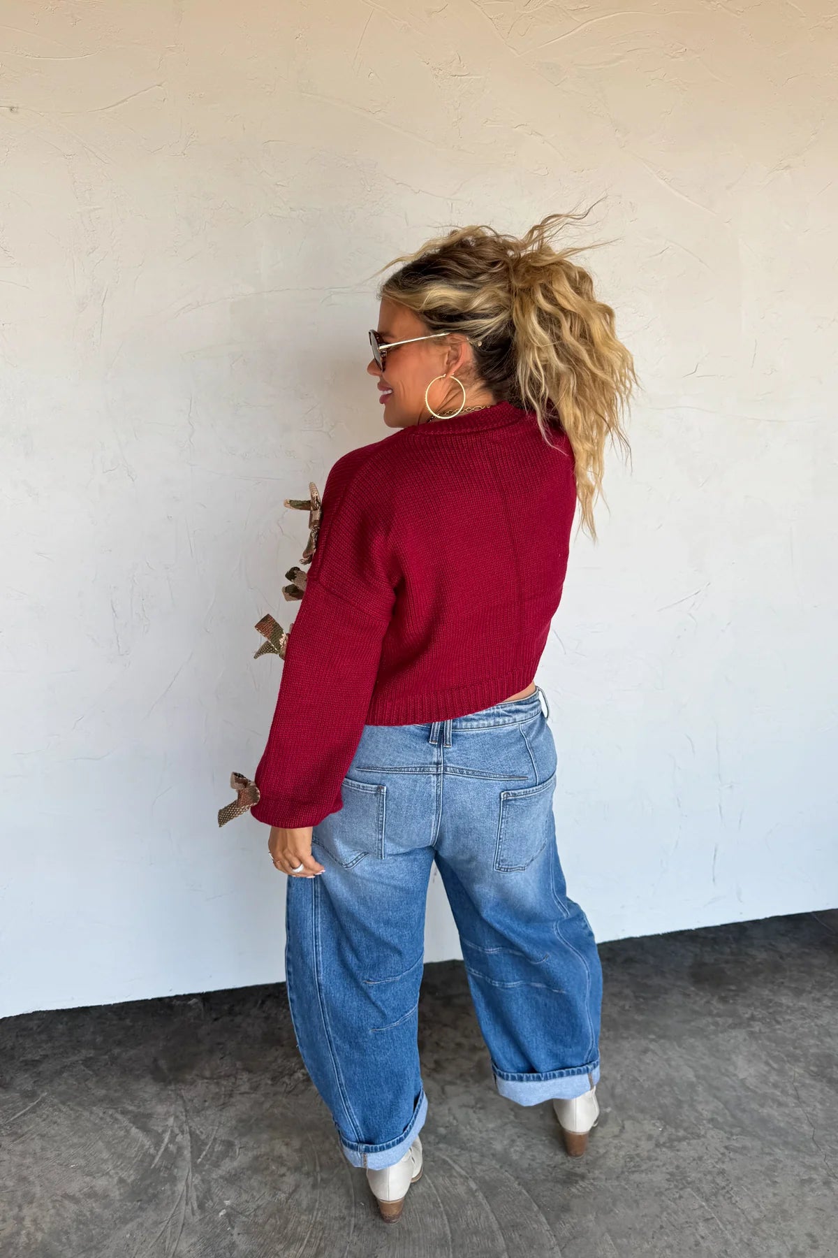 Preorder - Sloane Bow Knit Cardigan - Multiple Options