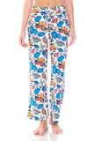 Printed Wide Leg Lounge Pants