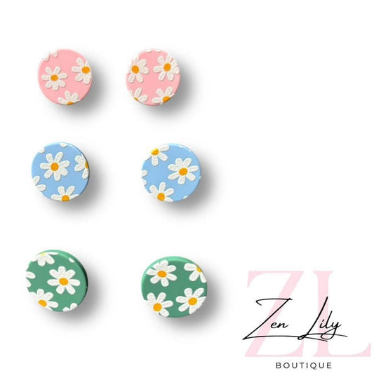 Daisy Stud Earring Set
