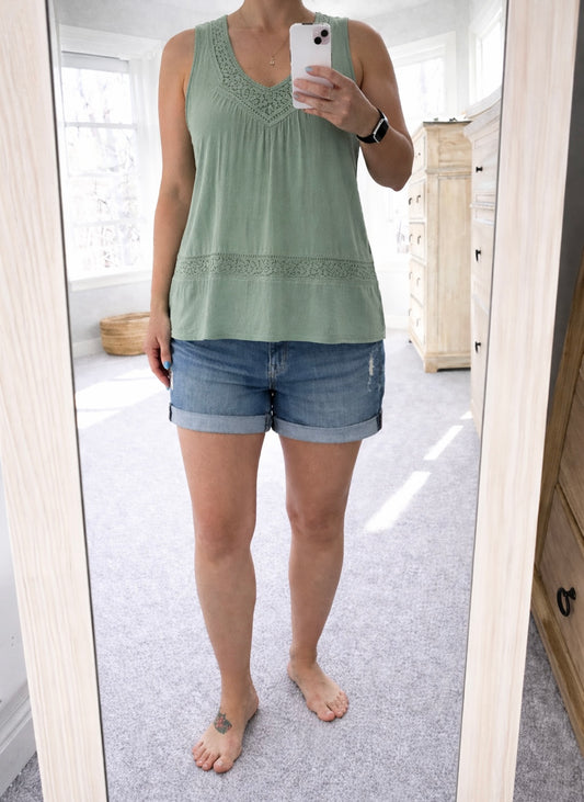 Lace Detail Tank