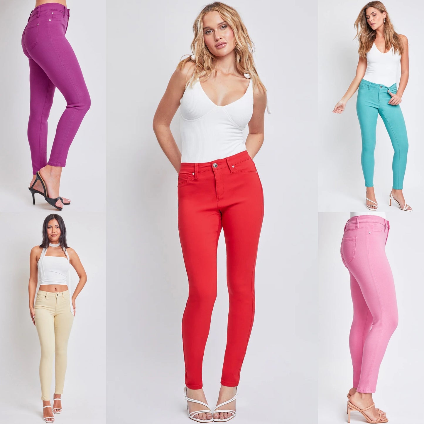 Hyperstretch Forever Color Mid-Rise Skinny Jean