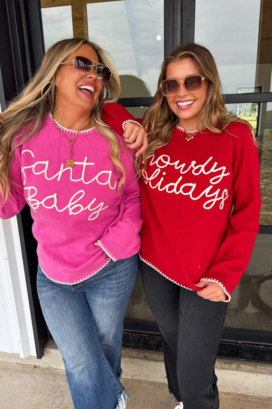 Preorder - Holiday Sweaters - Santa & Howdy