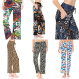 Printed Wide Leg Lounge Pants