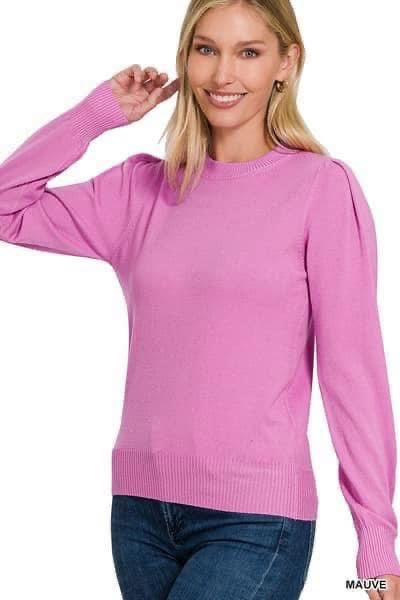 Blouson Sleeve Sweater
