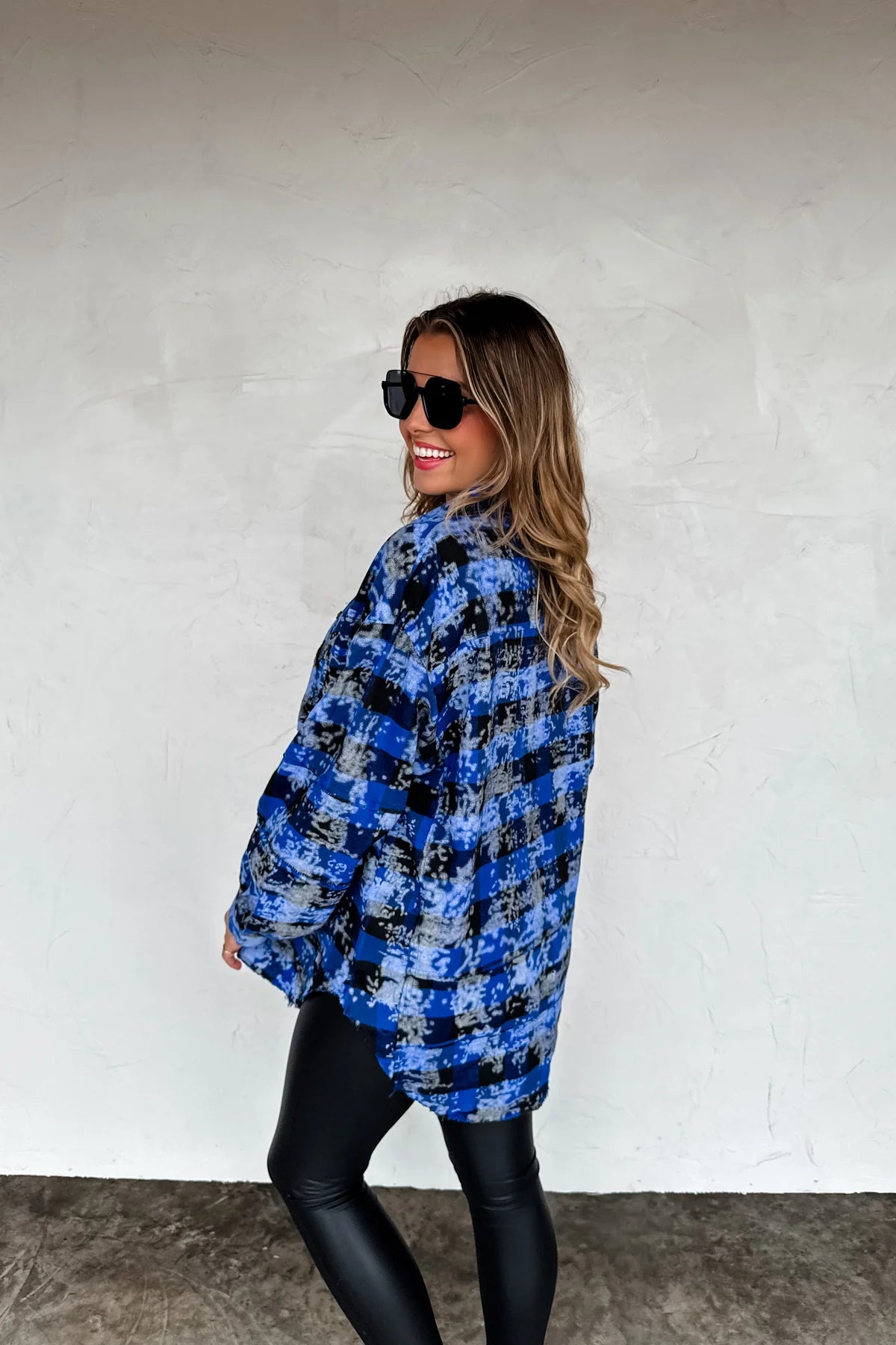 Preorder - Juniper Bleached Plaid Top