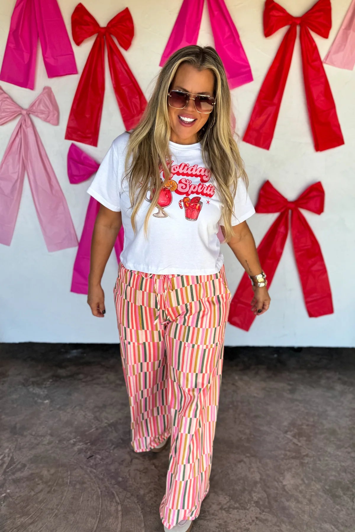 *Preorder-Christmas Haddie Wide Leg Pants - Multiple Options