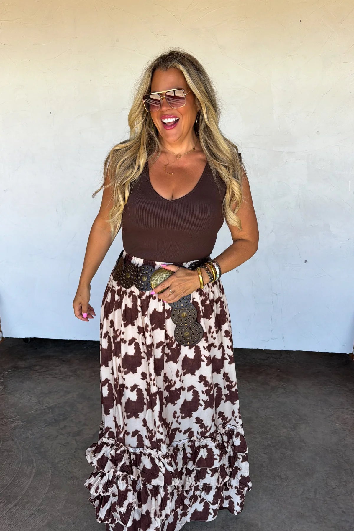 Wander West Maxi Skirt - 2 Print Options