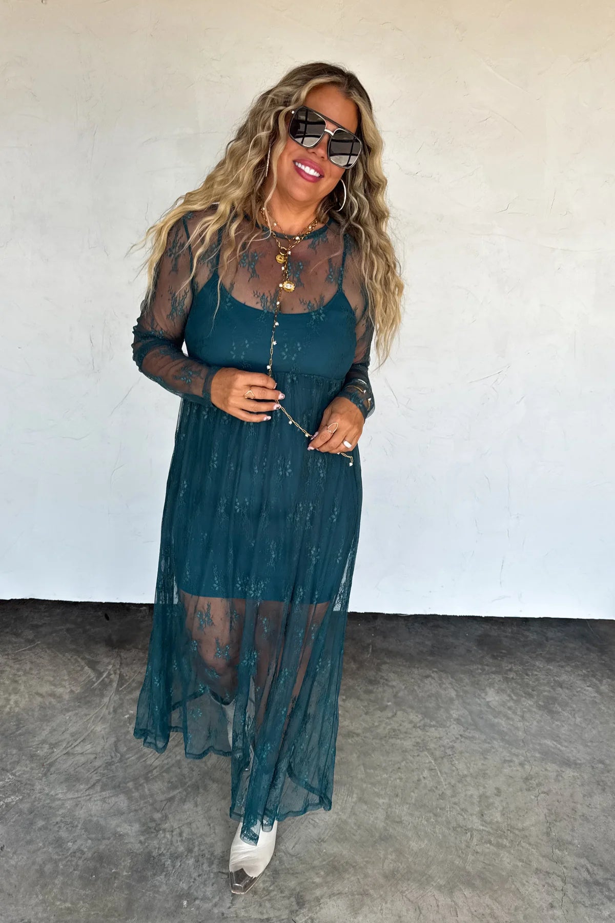 Preorder - Evangeline Lace Dress - Multiple Color Options