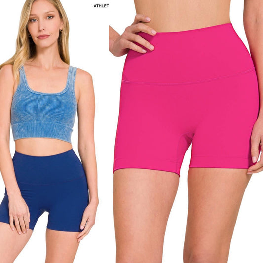 Yoga Waist Bike Shorts