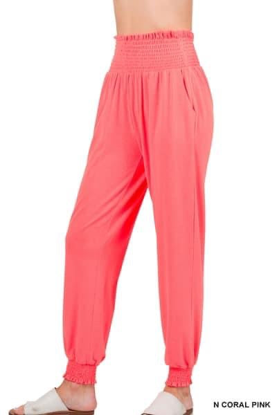 Smocked Joggers - 2 Color Options