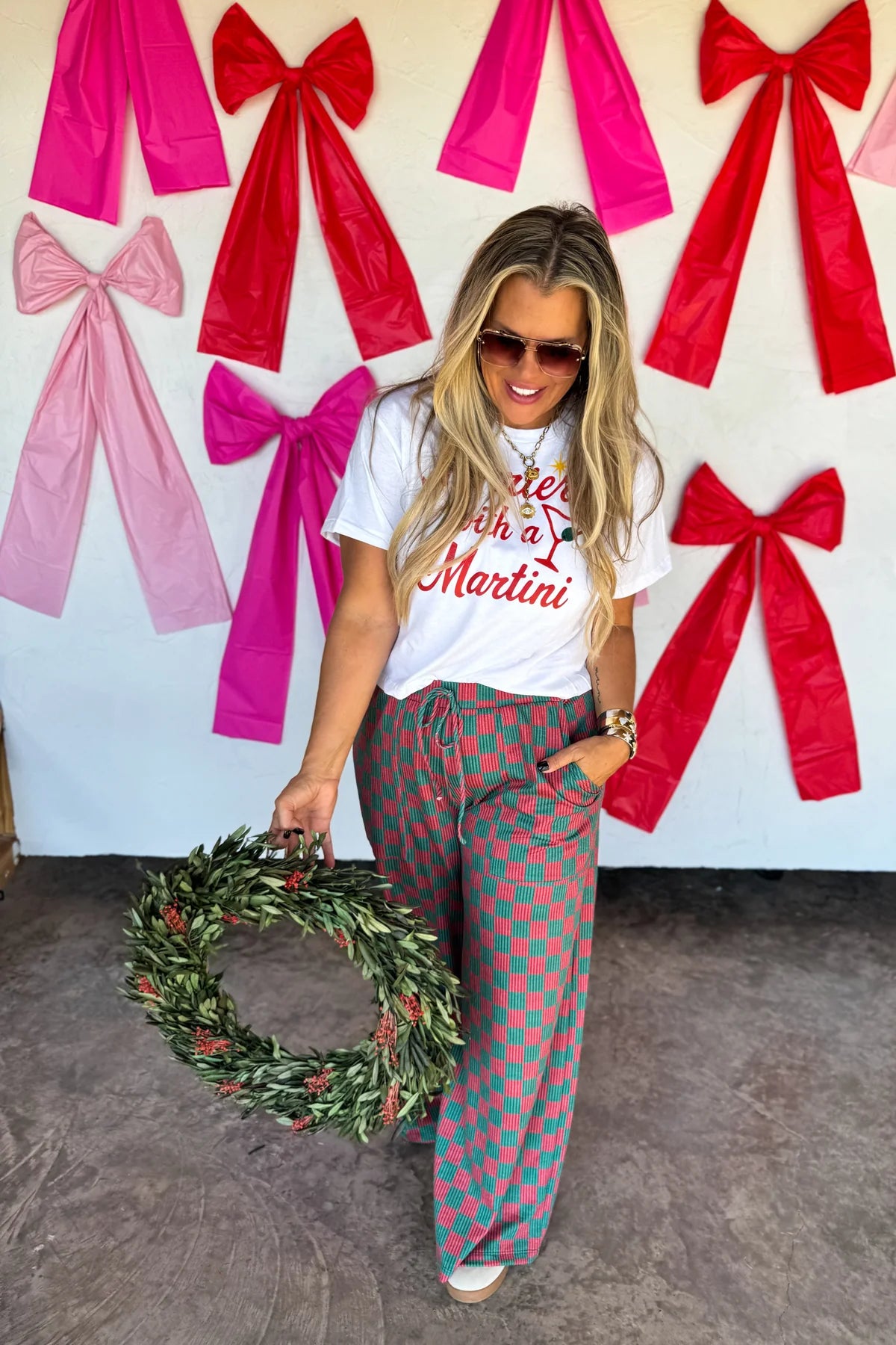 *Preorder-Christmas Haddie Wide Leg Pants - Multiple Options