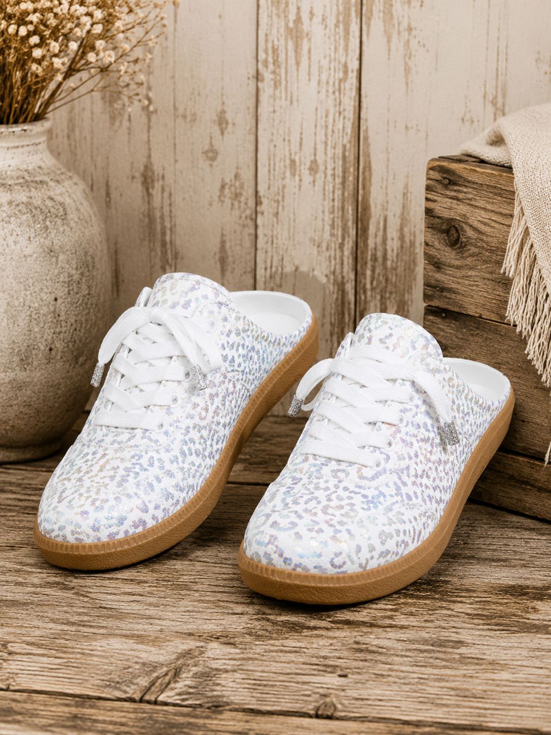 Leopard Slip On Sneakers
