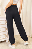 Soft Rayon Drawstring Waist Pants with Pockets - Multiple Color Options