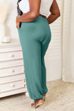 Soft Rayon Drawstring Waist Pants with Pockets - Multiple Color Options