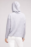 Hooded Brushed Melange Hacci Sweater - Multiple Colors Available