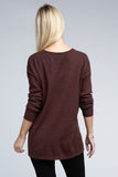 Viscose Front Pockets Sweater - 6 Color Options