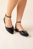 The Linden Ankle Strap Flats