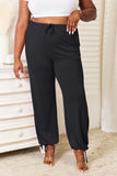 Soft Rayon Drawstring Waist Pants with Pockets - Multiple Color Options