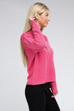 Brushed Melange Hacci Collared Sweater - 5 Color Options