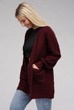 Low Gauge Waffle Open Cardigan Sweater - 6 Color Options