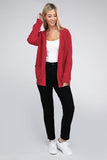 Melange Open Front Sweater Cardigan - Multiple color options