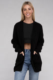 Low Gauge Waffle Open Cardigan Sweater - 6 Color Options