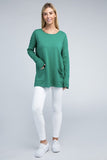 Viscose Front Pockets Sweater - 6 Color Options