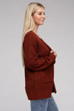 Low Gauge Waffle Open Cardigan Sweater - 6 Color Options